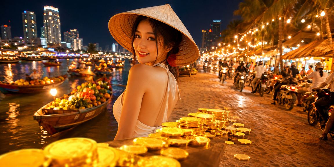 Người dùng nhận tiền thưởng thông qua điện thoại di động tại TP Hồ Chí Minh