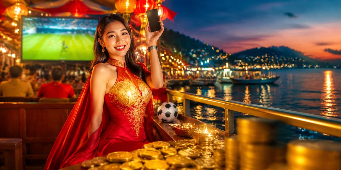 Khung cảnh chợ đêm cá cược thể thao tại Phú Quốc